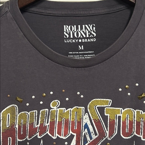 Lucky Brand Gray Rolling Stones Tee - Picture 2 of 4